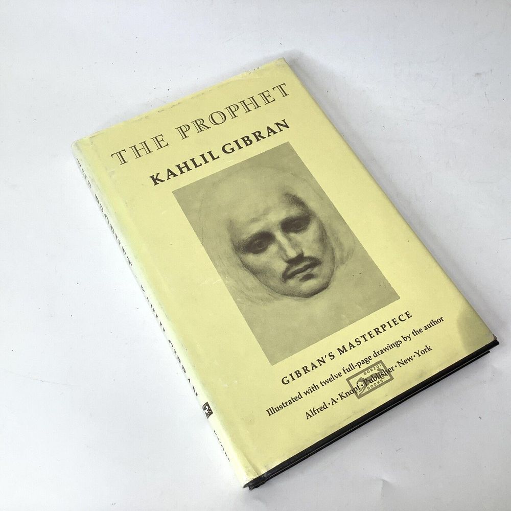 The Prophet Kahlil Gibran Masterpiece 2000 Alfred A Knopf Borzoi Book Hardcover